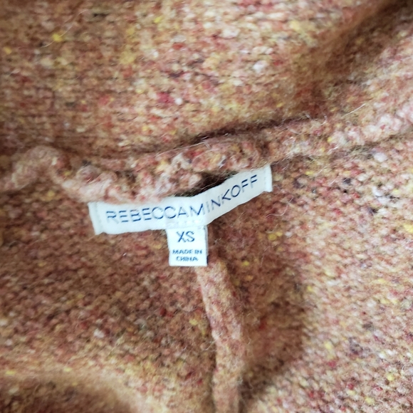 Rebecca Minkoff | Open-front Wool-blend Cardigan with Pockets - Picture 13 of 15